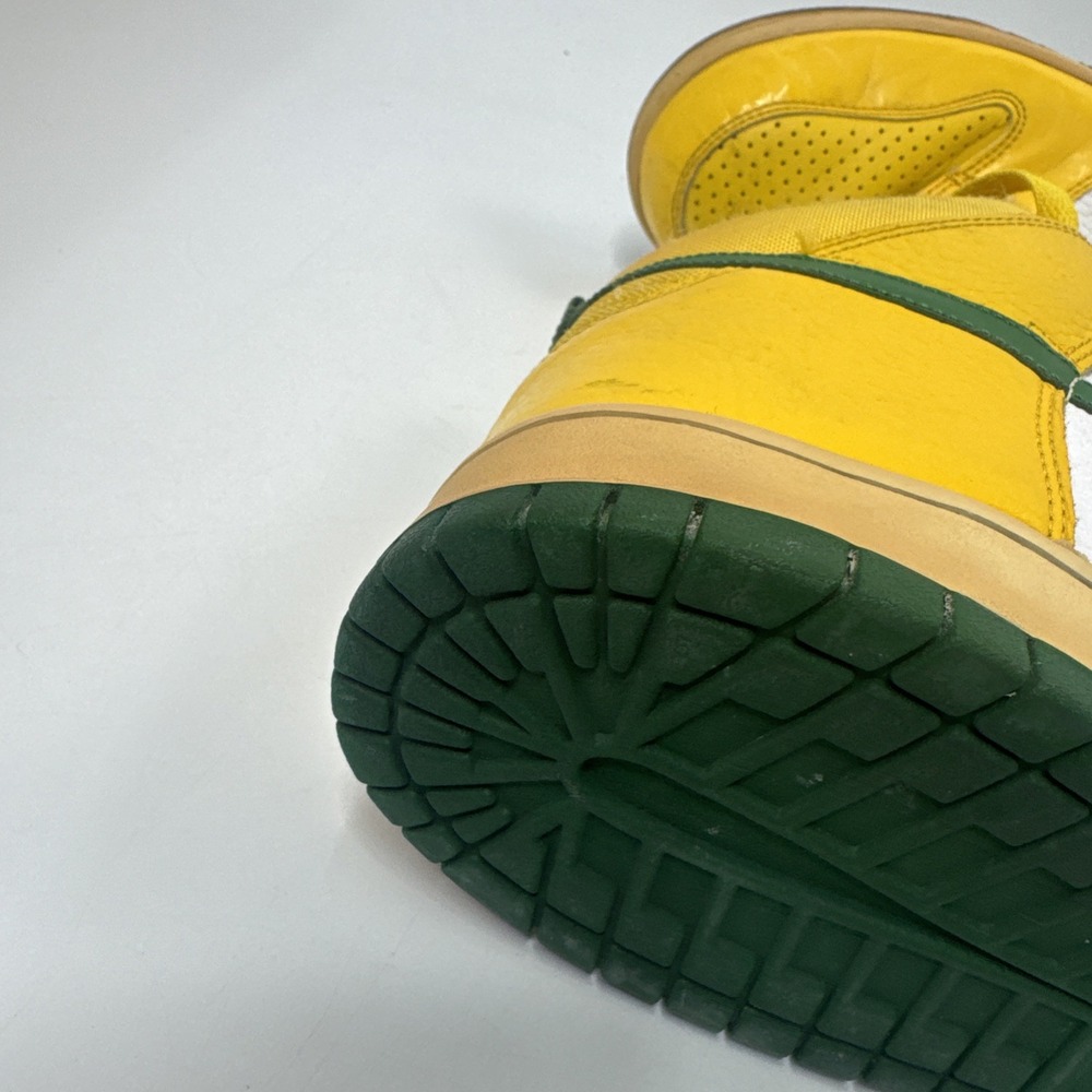 Size 13 Nike Dunk High Reverse Brazil Yellow - 317982-731 - Picture 4 of 9